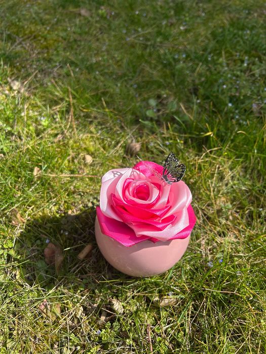 Ръчно изработени сатенени розички