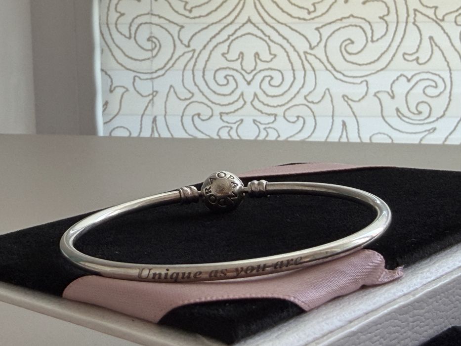 Pandora Unique Snowflake сребърна гривна с талисмани + ПОДАРЪК