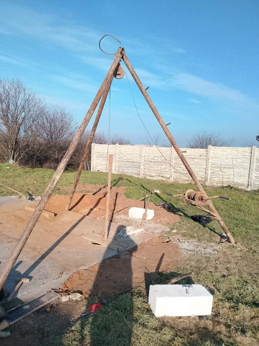 Adânciri curățări fântâni și puțuri