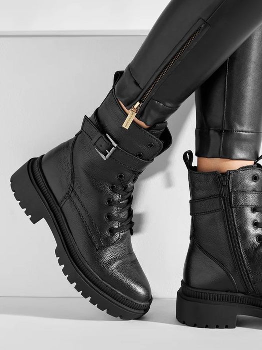 Lasocki - зимни боти от естествена кожа