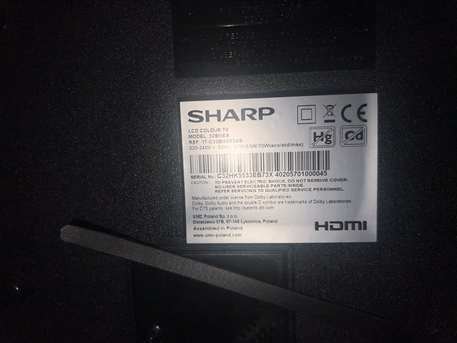 Телевизор Sharp 32 инча