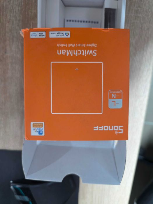 Intrerupator inteligent Sonoff ZBM5-2C-86W, 2 canale, 10A, Zigbee, Alb 6920075743074