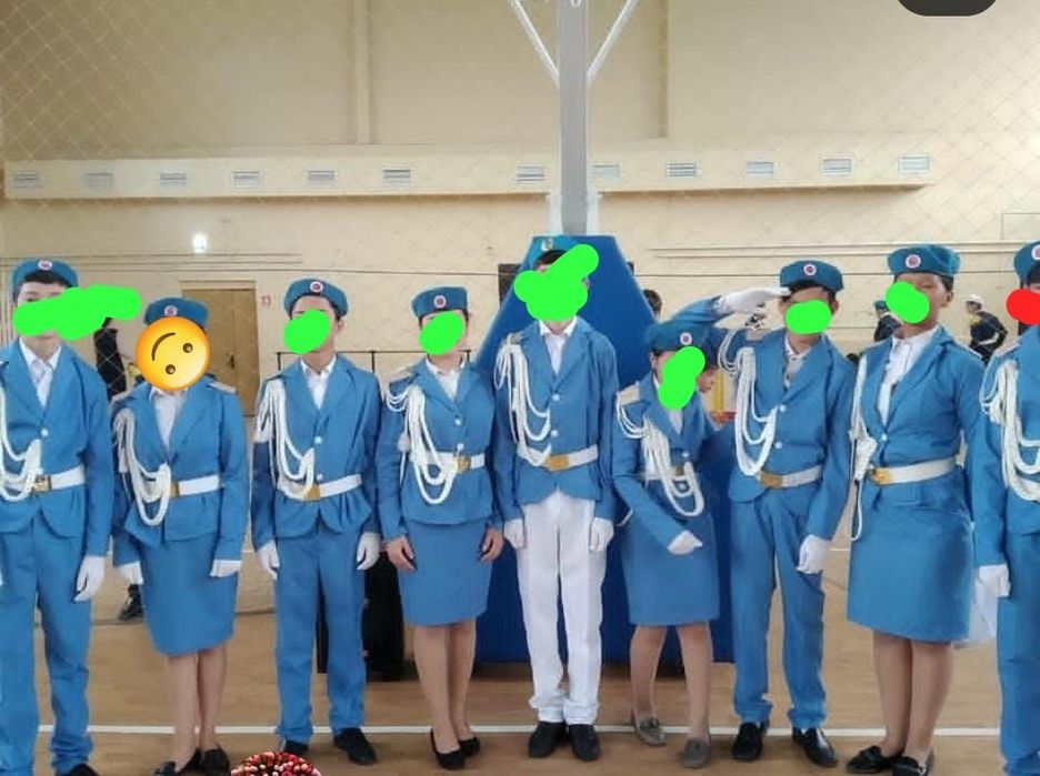 Мектепке маршировкаға форма