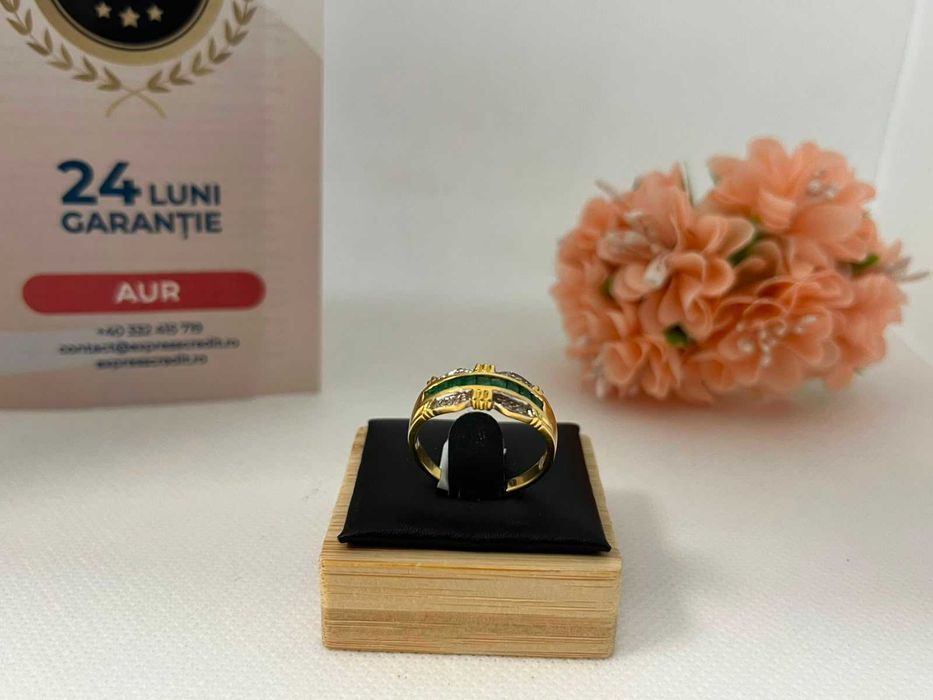 Inel aur 18K 3.90g (Ag16 Moldova b33169) - Garantie 2 ani!