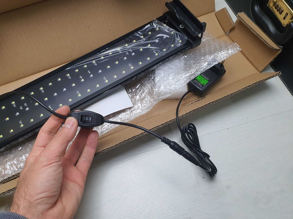Нови LED лампи за аквариум ZJL 60 LED 60см 2 Режима на Работа гр. София ...