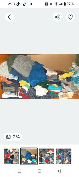 Haine și încălțăminte copii/adulți la saci sau la bucata