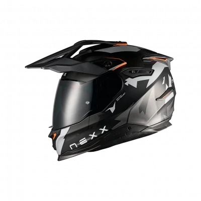 Адвенчър каска NEXX Y.TRAVL PRIMAL Black Grey Matt