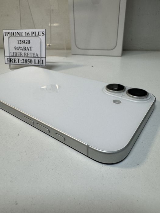 iPhone 16 Plus 128GB White