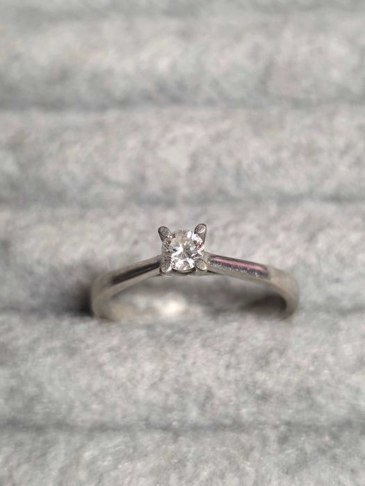 Inele logodna Aur cu diamant natural