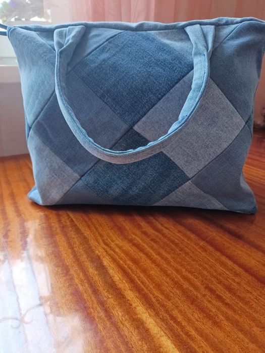 Шоппер джинсовый