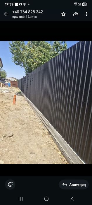 Construim la comanda dvs. garduri si porti din:
- panouri stil jaluzea;
- șipcă metalică;
- fier forjat;
- tablă cutată;
- plasă bordurată;
- BCA sau