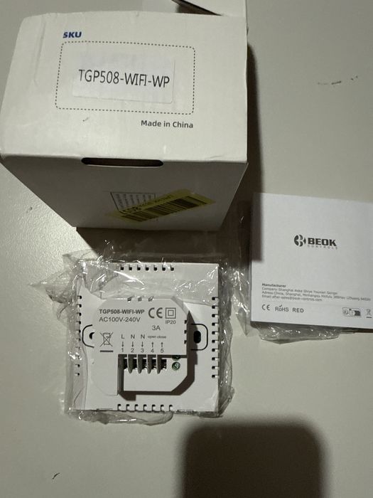 Termostat Smart Wifi Beok TGM-50-Wifi-wp centrala,boiler,pardoseala