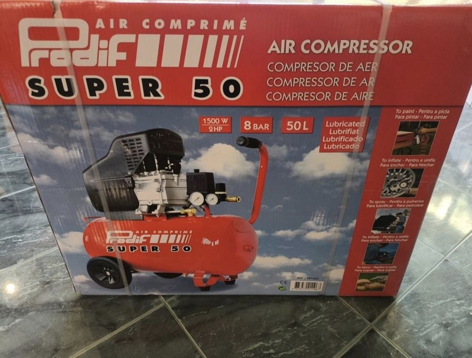 Prodif Super 50L компресор за въздух