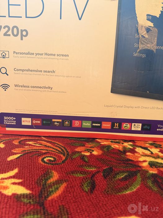 Insignia 32 дюймли (82 см) Smart TV. Yaqinda Amerikadan olib kelingan.