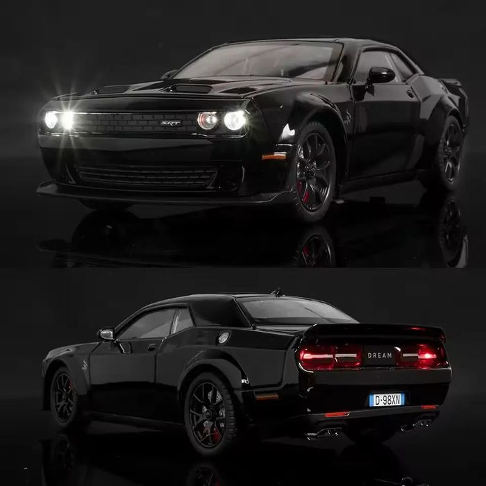 Dodge Challenger SRT Demon железная машинка металлическая - Доставка