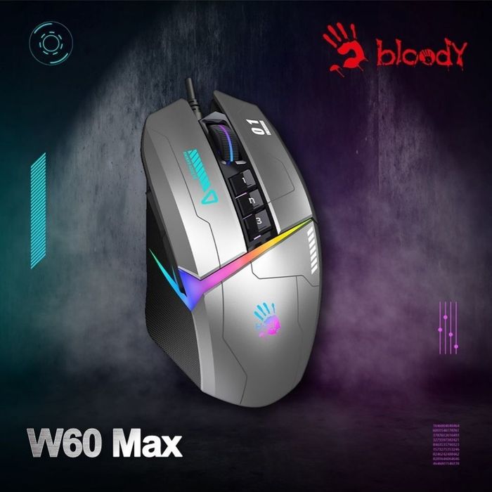 СКИДКА! A4tech Bloody W60 MAX/ DPI 10K, 50млннаж, мышка/мышь/mishka: 34 ...