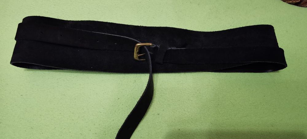 Ремень, замша, MANGO