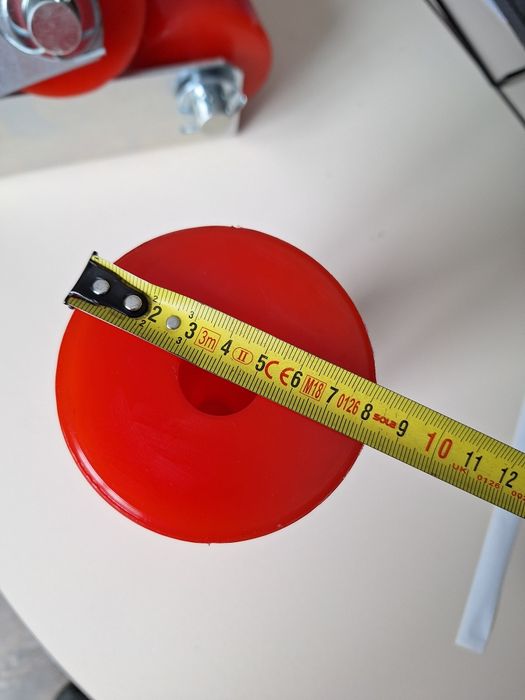 Килова ролка - усилена, 185х85мм Полиуретан, за ос ф20