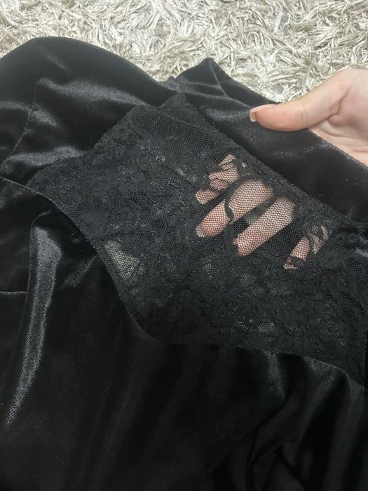 Дамска черна къса рокля