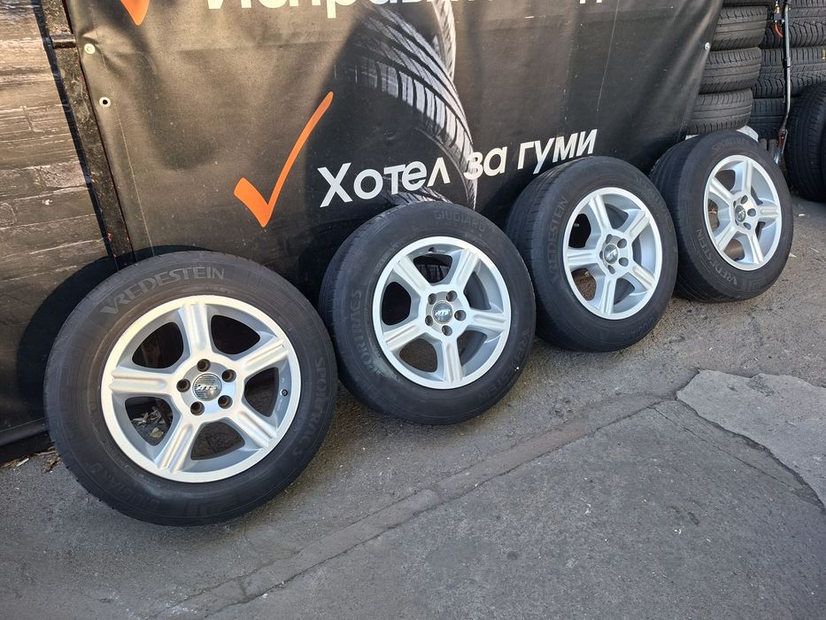 15" 5X100mm Немски Алуминиеви джанти с гуми 195/65/15