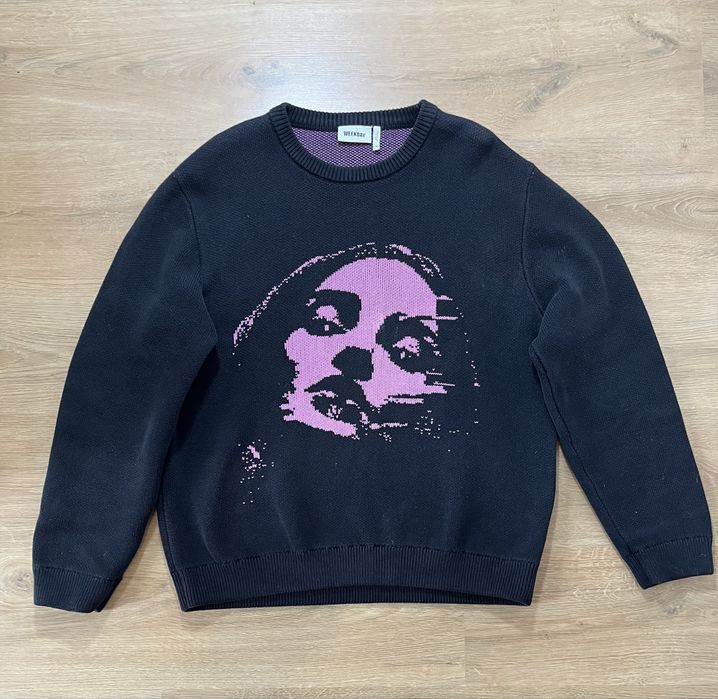 Weekday Johan Glitch Face пуловер М