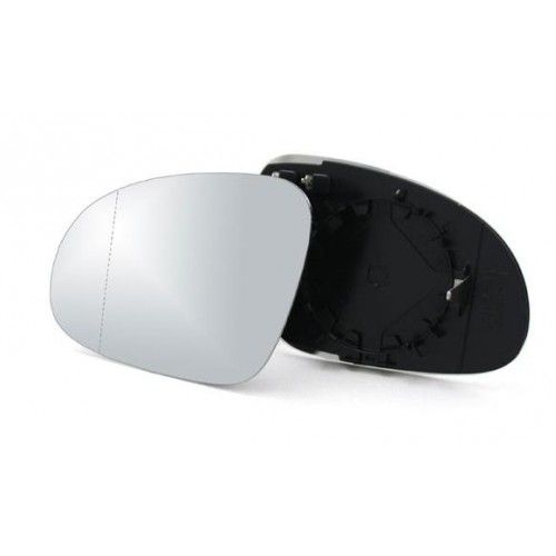 Geam oglinda VW Passat B5/B6 2003-2010, Golf 5 Jetta Sharan 2004-2010, Eos, Golf 5 Plus, Skoda Superb 2006-2008, partea stanga/dreapta Incalzita, asferica, crom