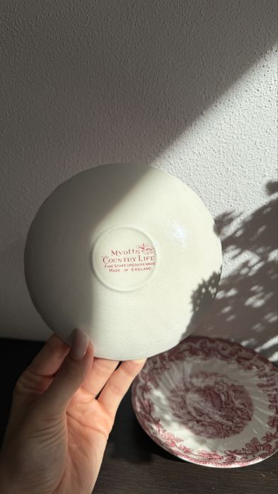 Set 2 farfurioare vintage Myotts Country Life