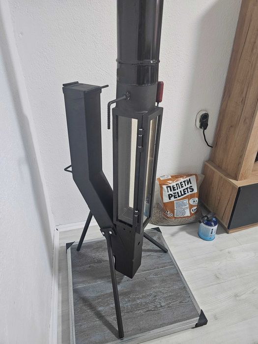 Ново.!! Ракетна пелетна печка .