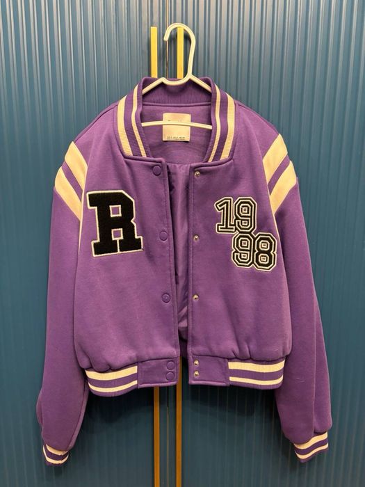 Фиолетовый бомбер Bershka