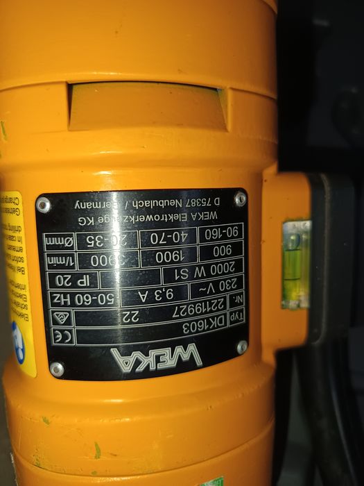 Weka mașină de carotat