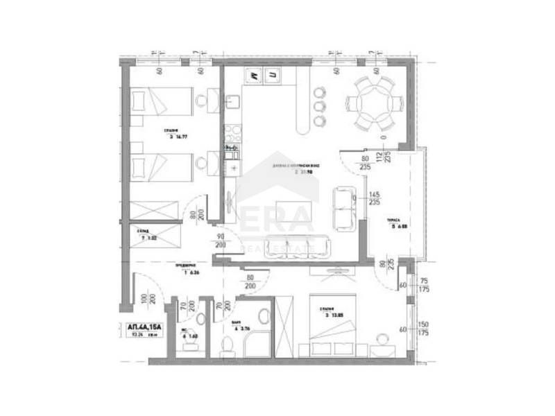 Продава се Тристаен апартамент в София, Малинова долина - 104 кв.м за 1250 €/кв.м - Снимка #8