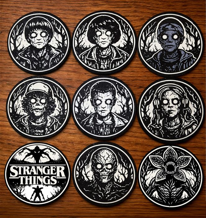 Suport pahare stranger things