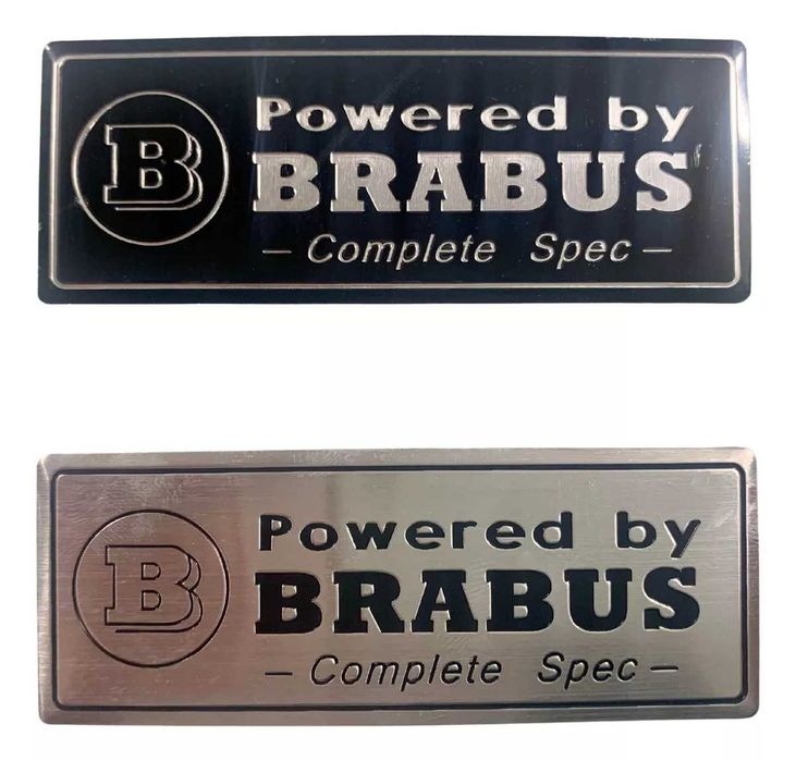 Метална емблема Mercedes Brabus табелка лого Брабус