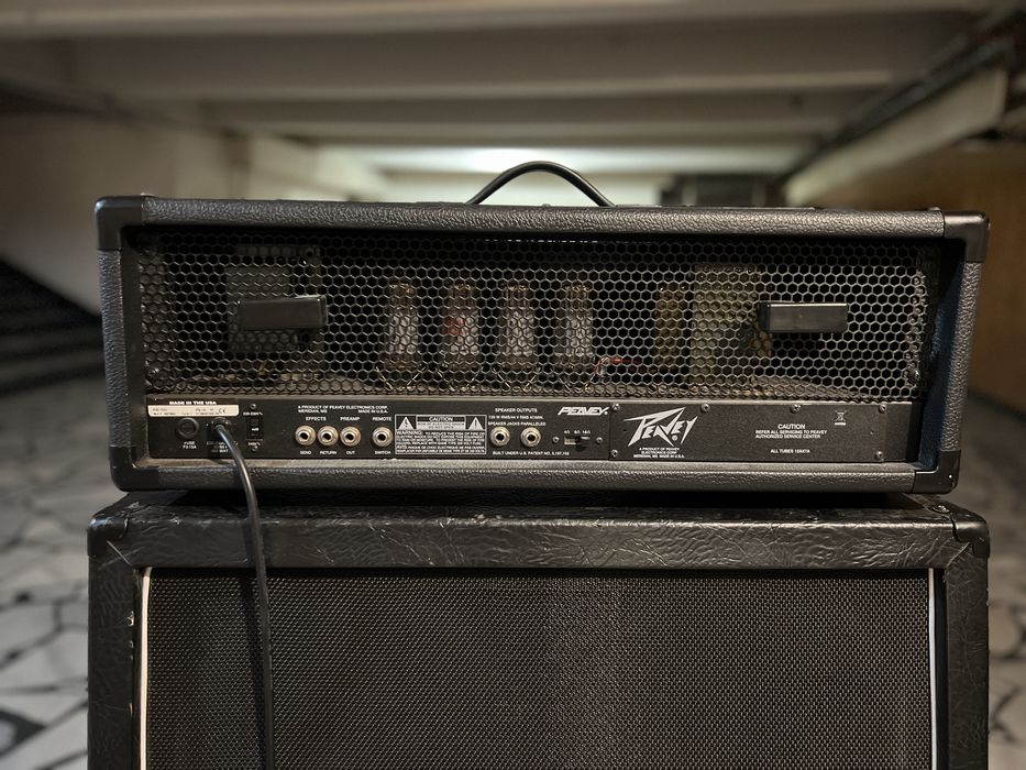 Китарен усилвател Peavey 6505 USA 120w + flight case, мек калъф и foot