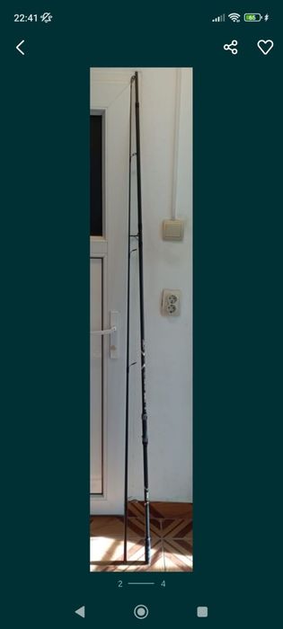 Lanseta Carp Expert Neo Long Cast, 3.90m, 3.5lbs, 2segmente, folosita 4-5 partide