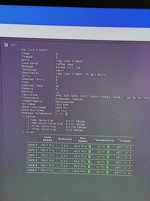 Pc i5 Intel Coffe Lake