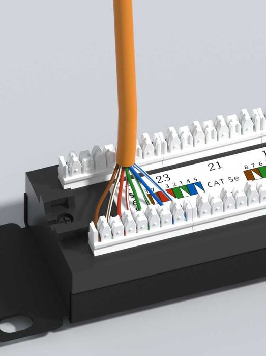 Patch Panel 24 Port Cat 6 коммутационная панель патч панель