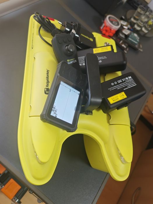 Barcuta plantat Ridge Monkey Hunter 750 bait HI Viz Echo Edition