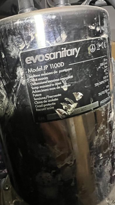 Pompa apa murdara evosanitary Model JP 1100D