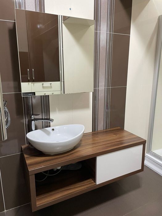 Раковина, тумба, айна, смеситель