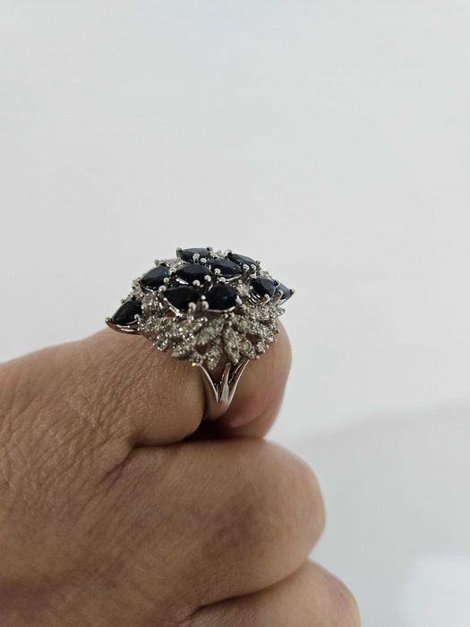 Inel Aur 18K, 10 Grame, Diamante.