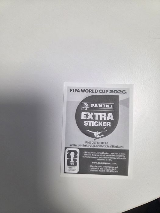 Extra sticker Messi world cup 2026 panini