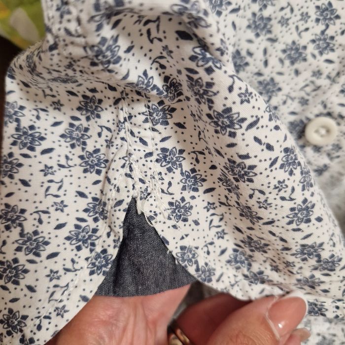 Риза с къс ръкав за момче 3-4 години и ръст 98-104 см. от памук