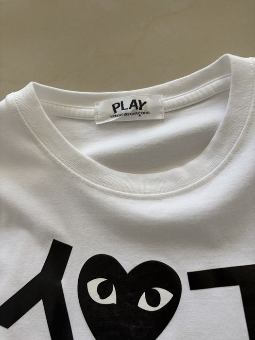 Tricou Comme des Garcons PLAY White – Inimă Neagră – Mărimea M