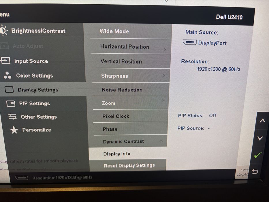 Monitor LCD IPS Dell 24 inch full hd , HDMI / DisplayPort