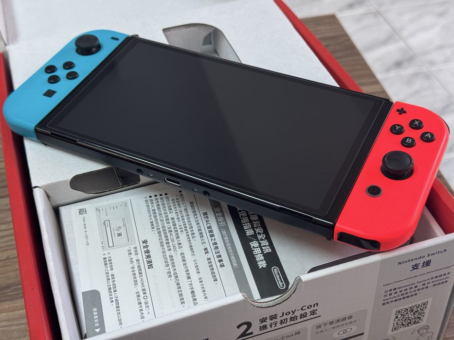 Nintendo Switch OLED с поставен чип