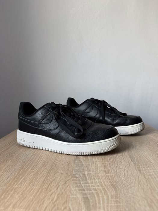 Papuci Nike Air Force 1, negru cu alb, mărime 42