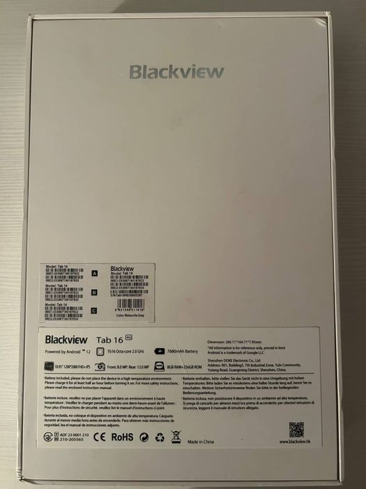 Планшет Blackview Tab16
