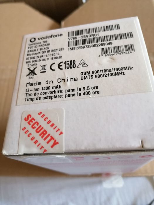 Curie tel. Vodafone smart 4 mini