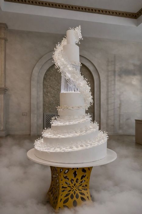 Эффектный вынос торта